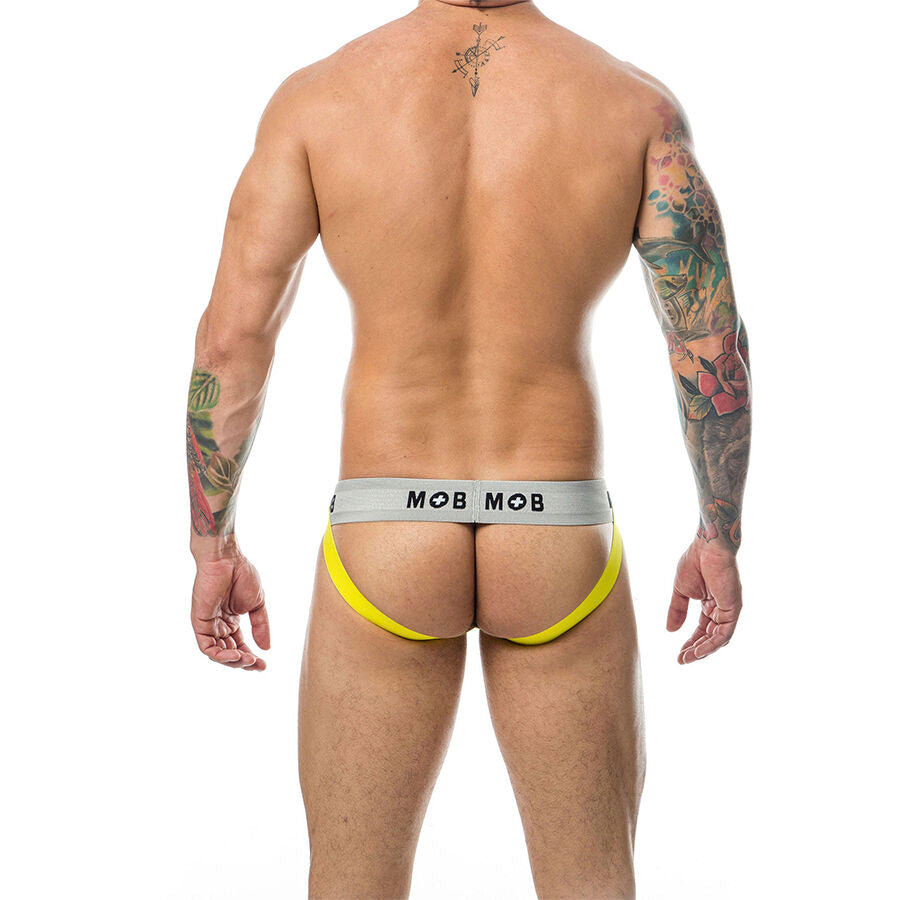 Jockstrap Classique Rayures Latérales Coton Stretch - Mob