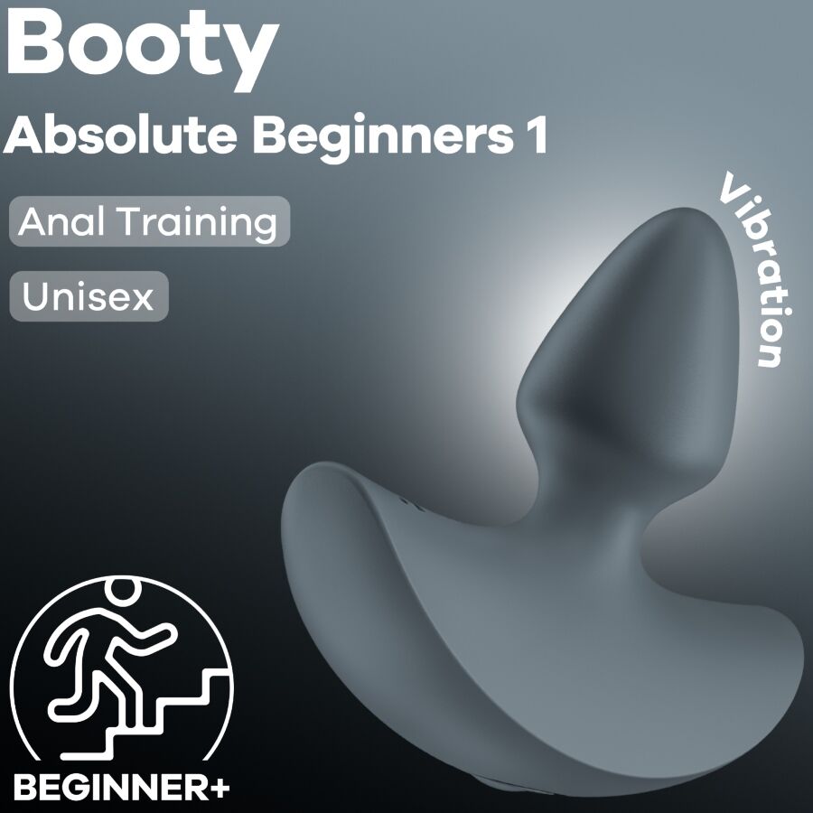 Plug Anal Vibrant Booty Absolute Beginners 1 Débutant 12 Modes IPX7 - Satisfyer