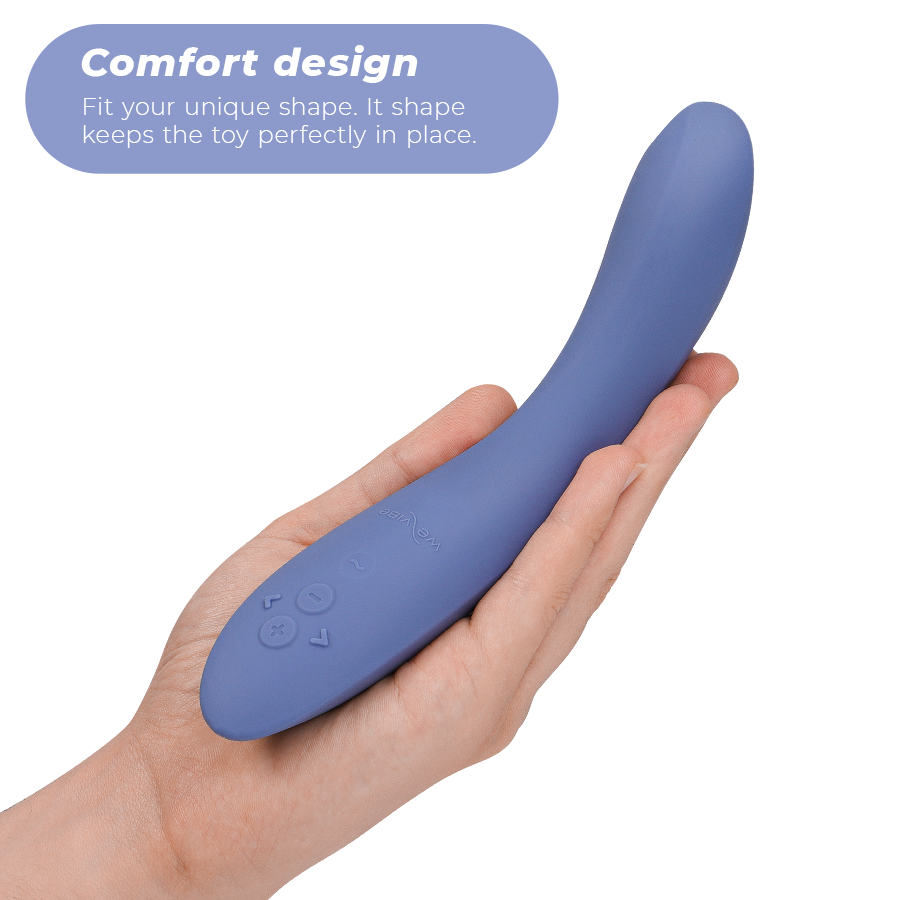 Vibromasseur Point G Rave 2 Asymétrique Connecté App IPX7 - We-Vibe