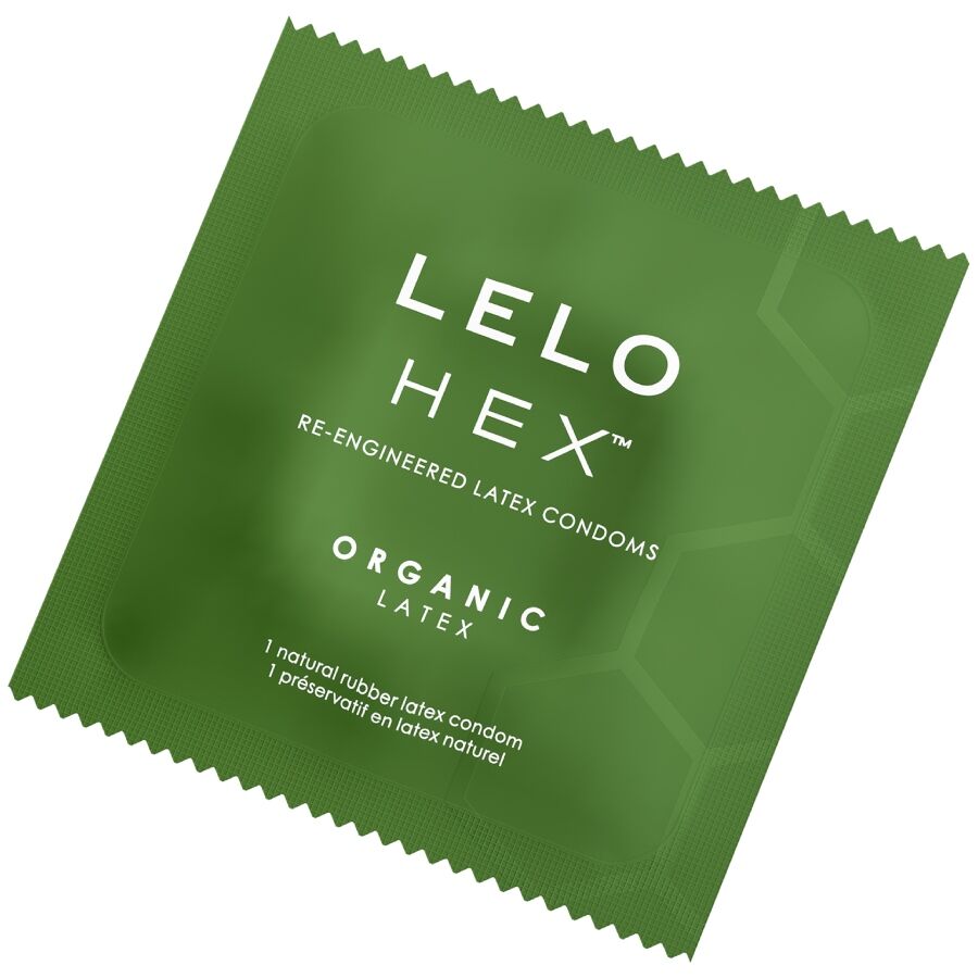 Préservatifs Lelo Hex Organic - Latex Bio L-Arginine Structure Hexagonale