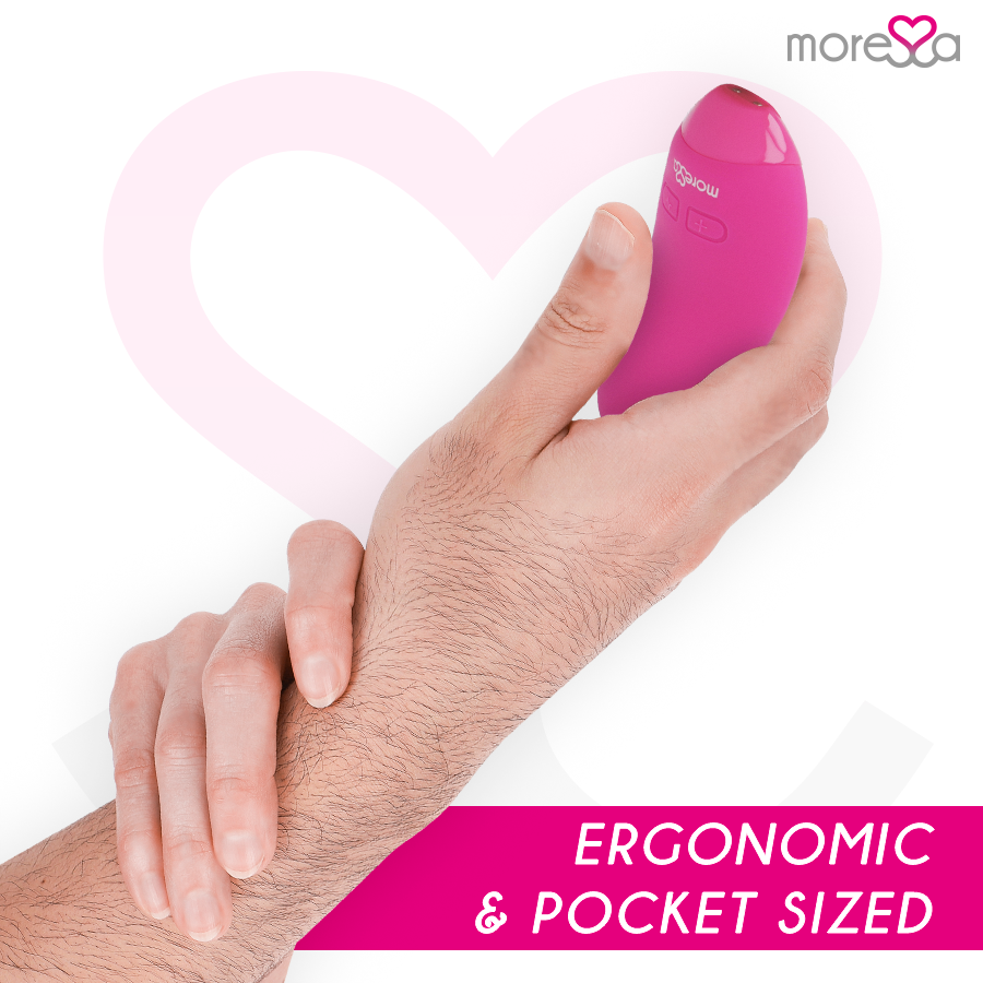 Mini Vibromasseur Blossom Courbé 6 Modes 3 Intensités USB - Moressa