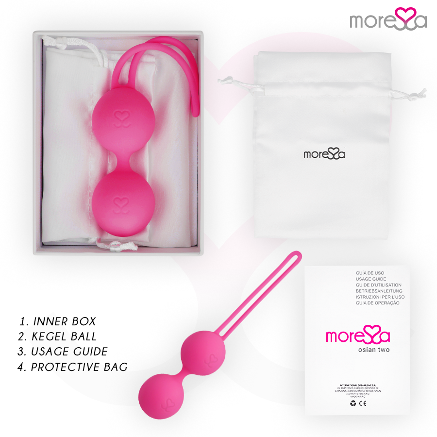 Boules de Geisha Osian Two Silicone Premium Double Bille - Moressa