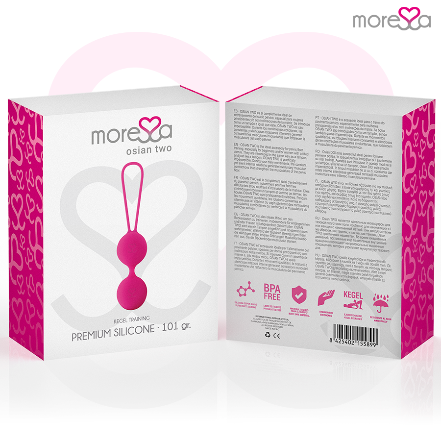 Boules de Geisha Osian Two Silicone Premium Double Bille - Moressa