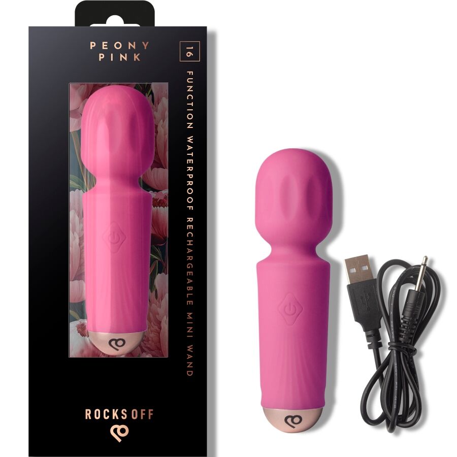 Mini Vibromasseur Baguette Tulipe Rechargeable 16 Modes Étanche - Rocks-Off