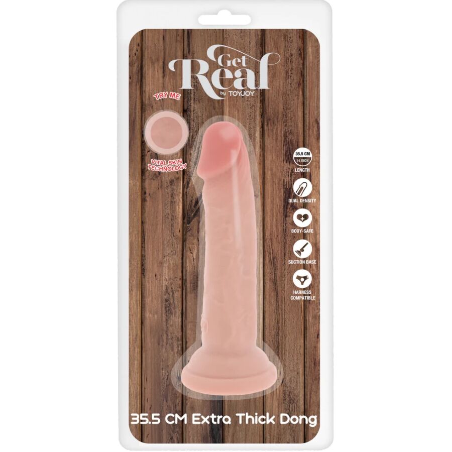 Gode Réaliste Épais Double Densité TPE 9 Tailles - Get Real
