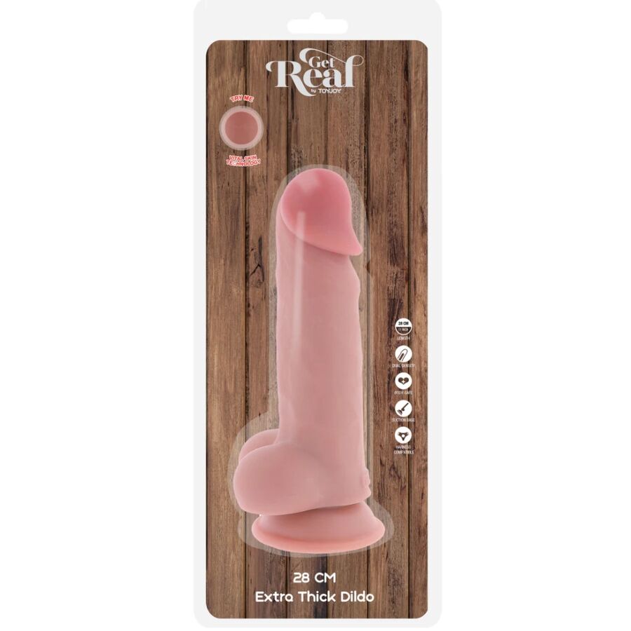 Gode Réaliste Luxe Extra Épais Testicules 7 Tailles - Get Real