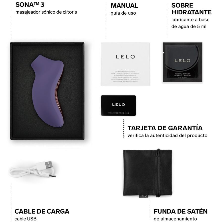 LELO - SONA 3 CRÈME DE MASSAGE CLITORAL SONIC
