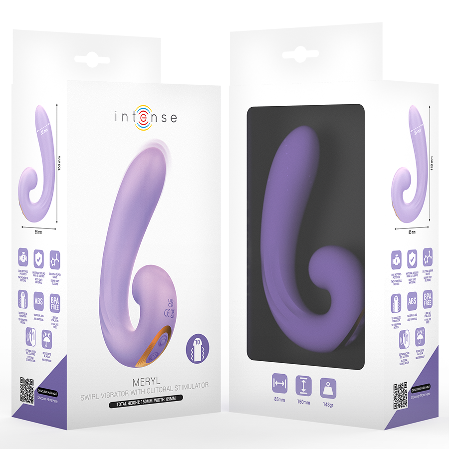 INTENSE - MERYL DOUBLE VIBRATION STIMULATEUR CLITORIEN