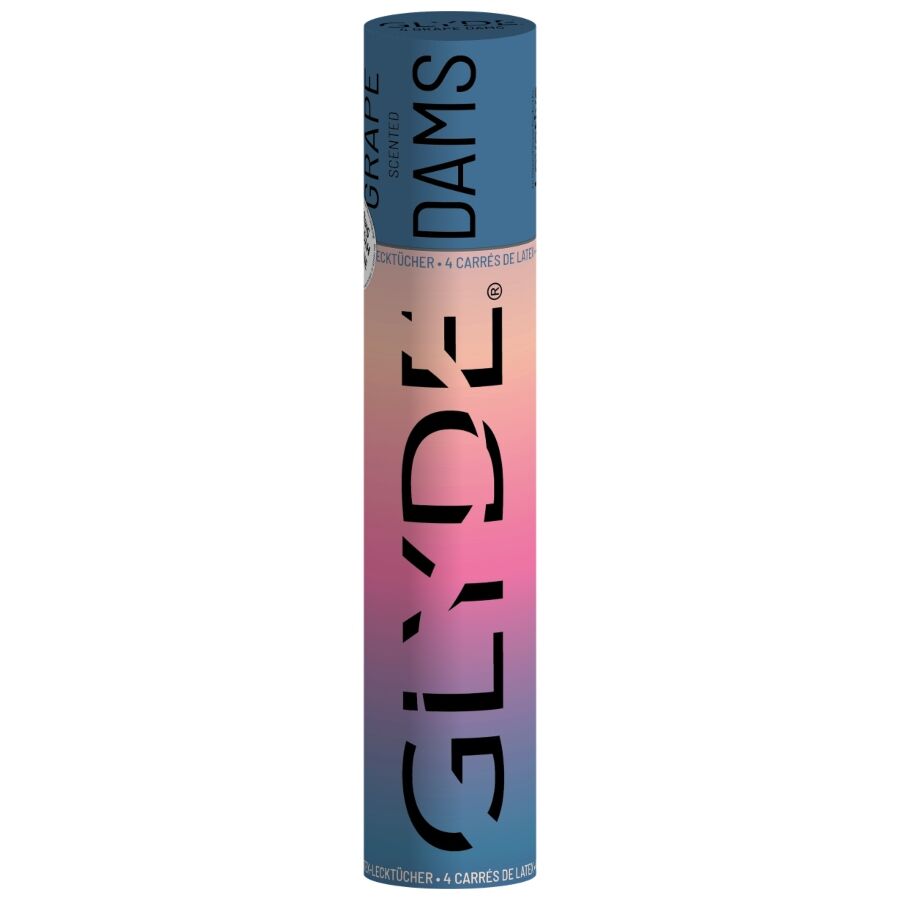 Digues Dentaires Latex Sheer Glyde Sexe Oral Parfum Raisin x4
