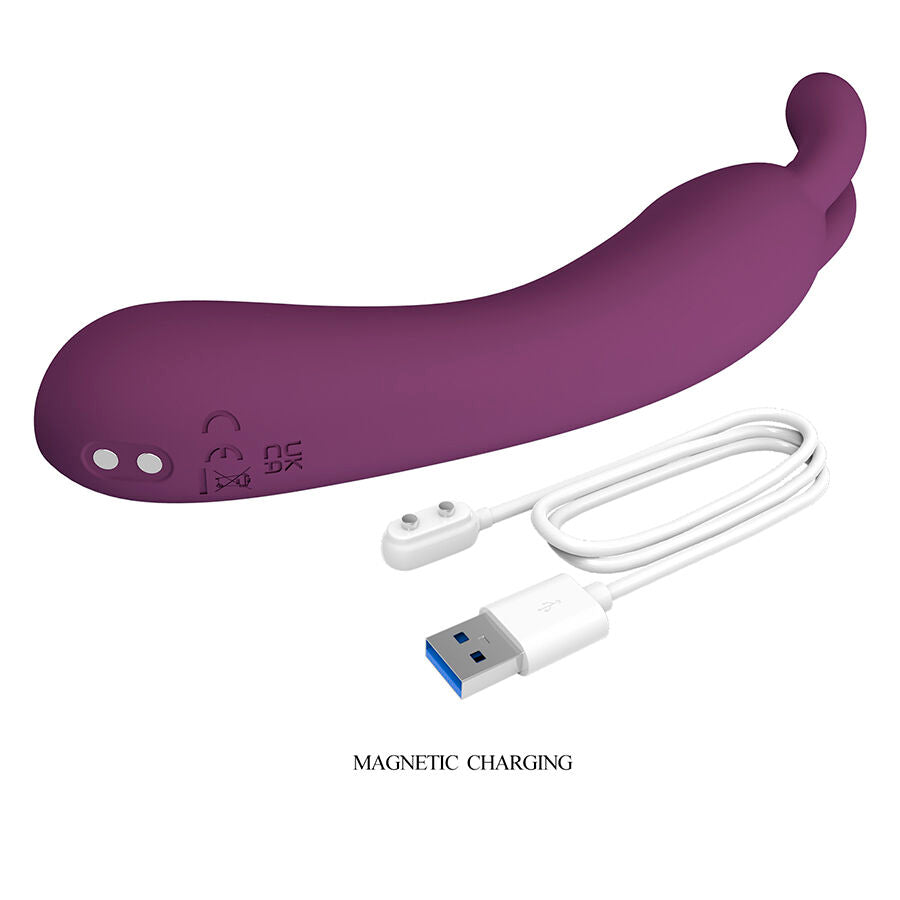 Vibromasseur Point G Elegant Double Embout 10 Modes Rechargeable - Pretty Love