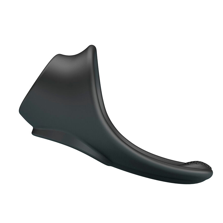 Cockring Ergonomique Zadok Double Anneau Stimulateur Périnéal Silicone - Crazy Bull