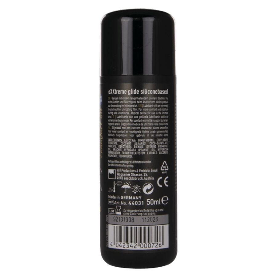 Lubrifiant Silicone Exxtreme Glide Longue Durée 2 Contenances - Hot