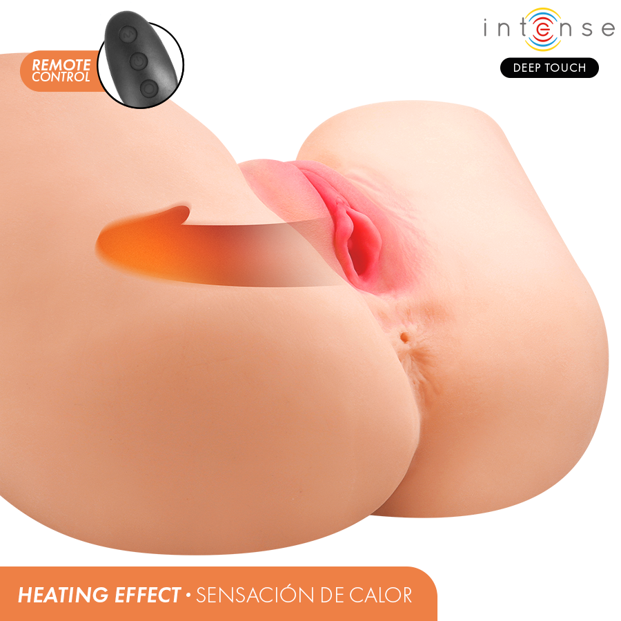 Masturbateur Vaginal Julia Succion Chaleur Vibration 9 Kg Télécommande - Intense