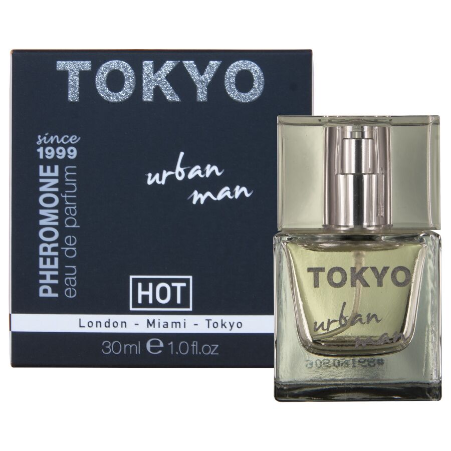 Parfum aux Phéromones Tokyo Urban Man Notes Boisées 30 ml - Hot