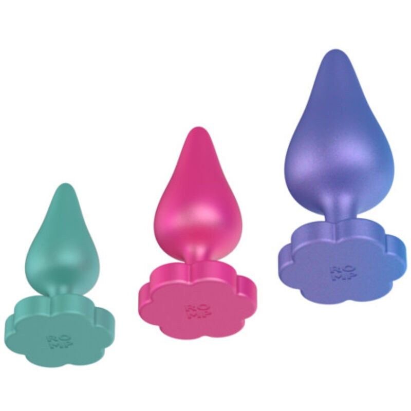 Kit d'Entraînement Anal Luster 3 Plugs Progressifs S/M/L - Romp
