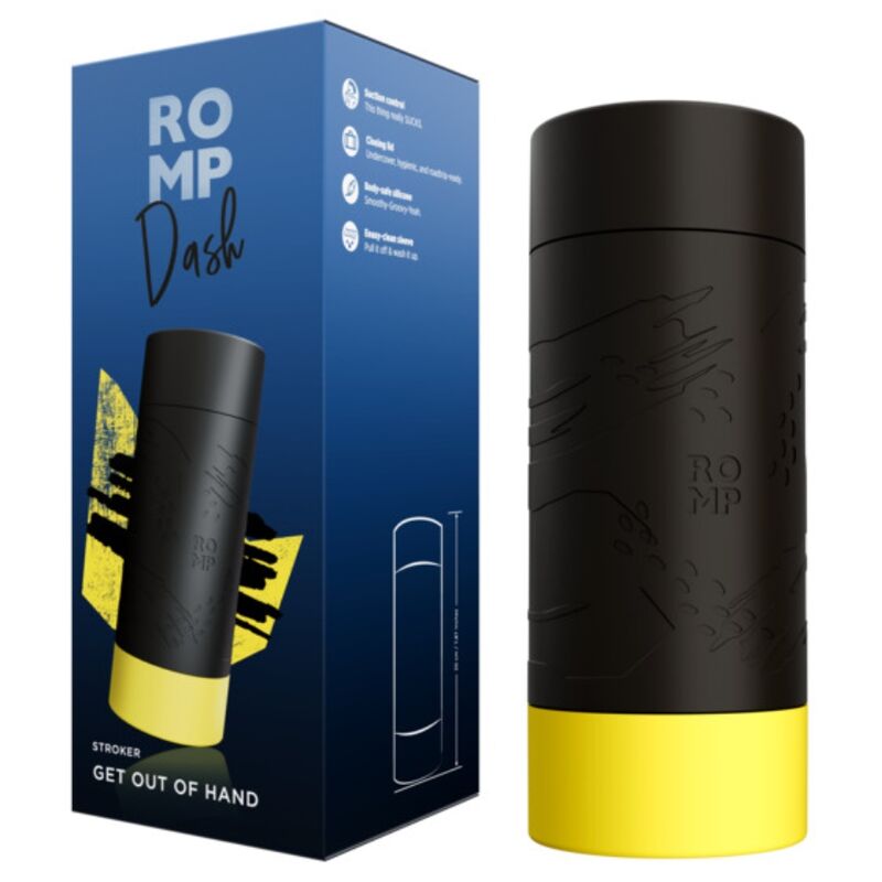Masturbateur Manuel Dash Contrôle de Succion TPE 20 cm - Romp