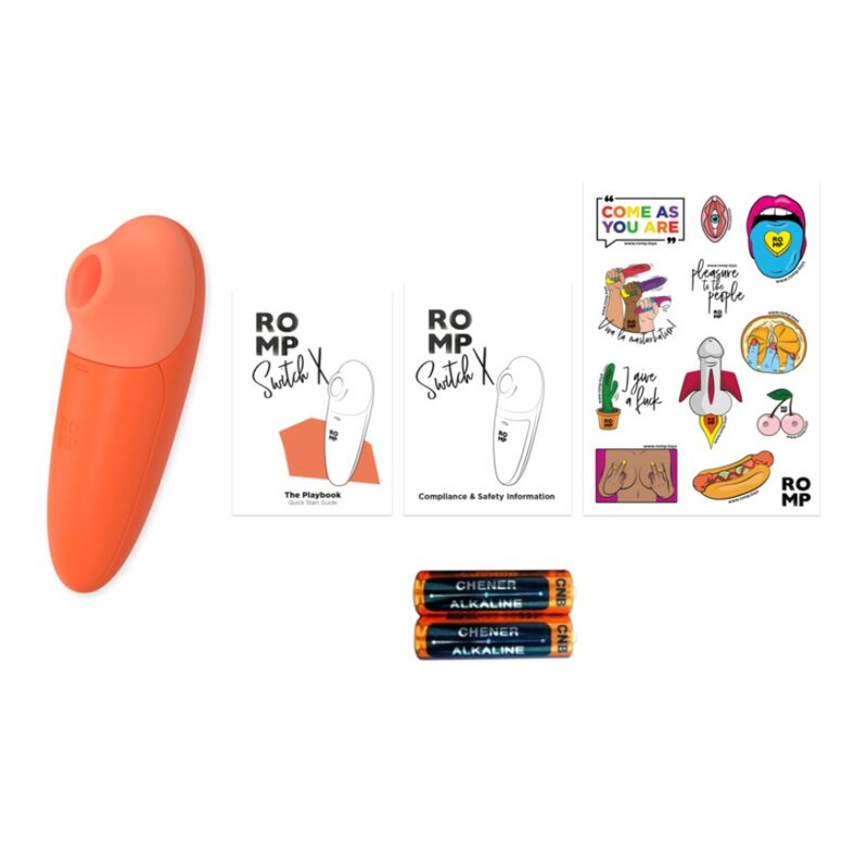 Stimulateur Clitoridien Switch X Tête Articulée 6 Niveaux - Romp