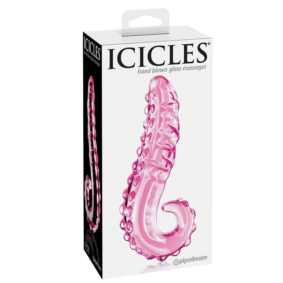 Gode en Verre Soufflé N°24 Thermosensible Fait Main - Icicles