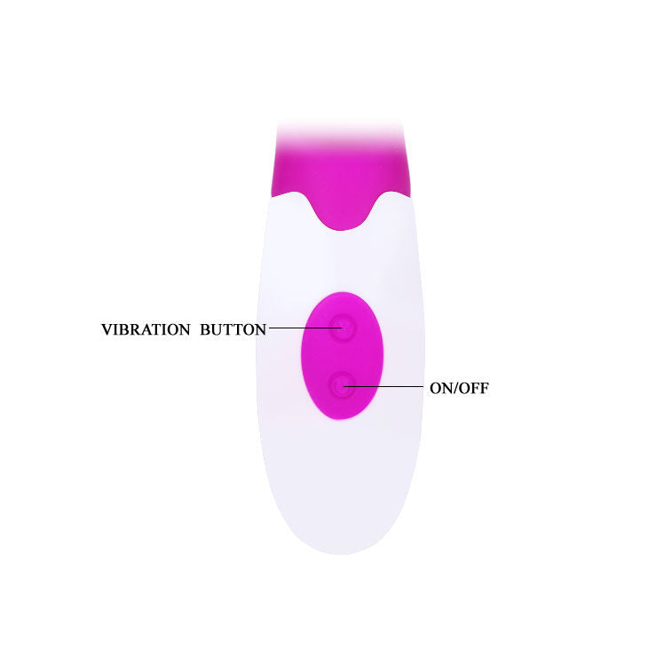 Vibromasseur Rabbit Alvis Double Stimulation 30 Modes Silencieux - Pretty Love