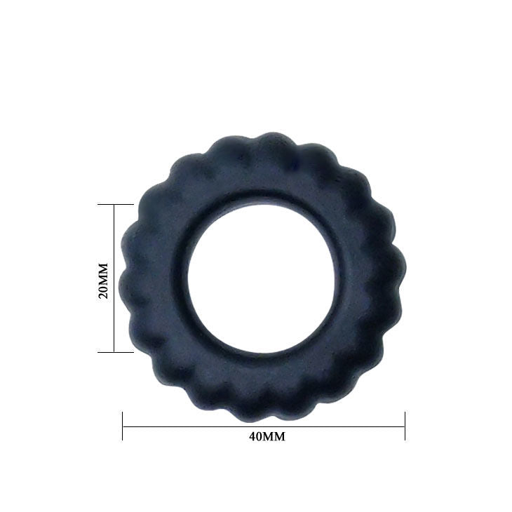 Cockring Titan Silicone Flexible Érection Renforcée - Baile