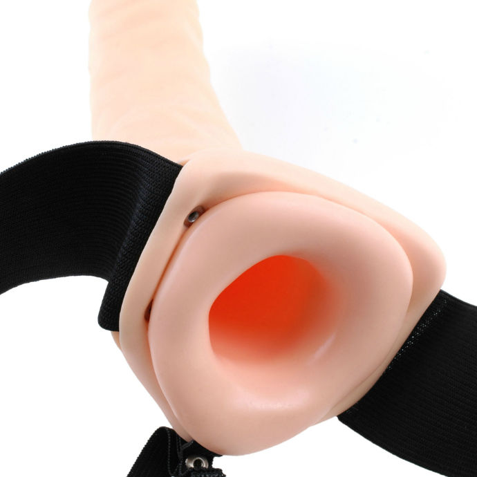 Gode Ceinture Creux Vibrant - Harnais Élastique Ajustable - Fetish Fantasy