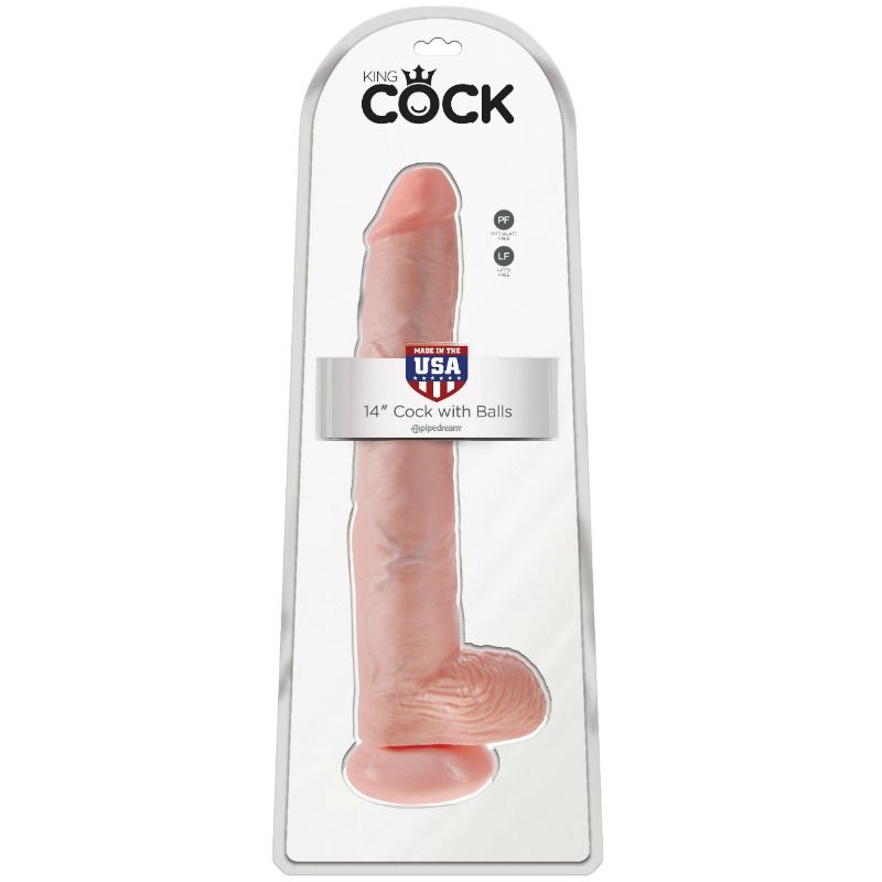 Gode Réaliste avec Testicules Ventouse - King Cock