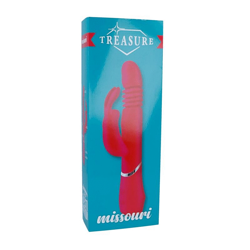 Vibromasseur Rabbit Missouri Silicone Mouvement Va-et-Vient 3 Moteurs - Arcwave