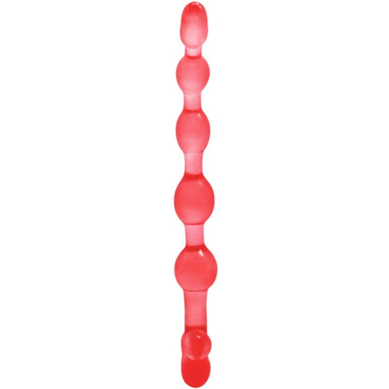 Chapelet Anal Bendy Twist en TPR Flexible - Nodulé - Baile