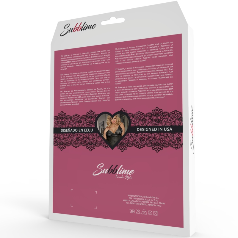 Body Teddy Fétichiste Manches Courtes Dentelle Transparente - Subblime