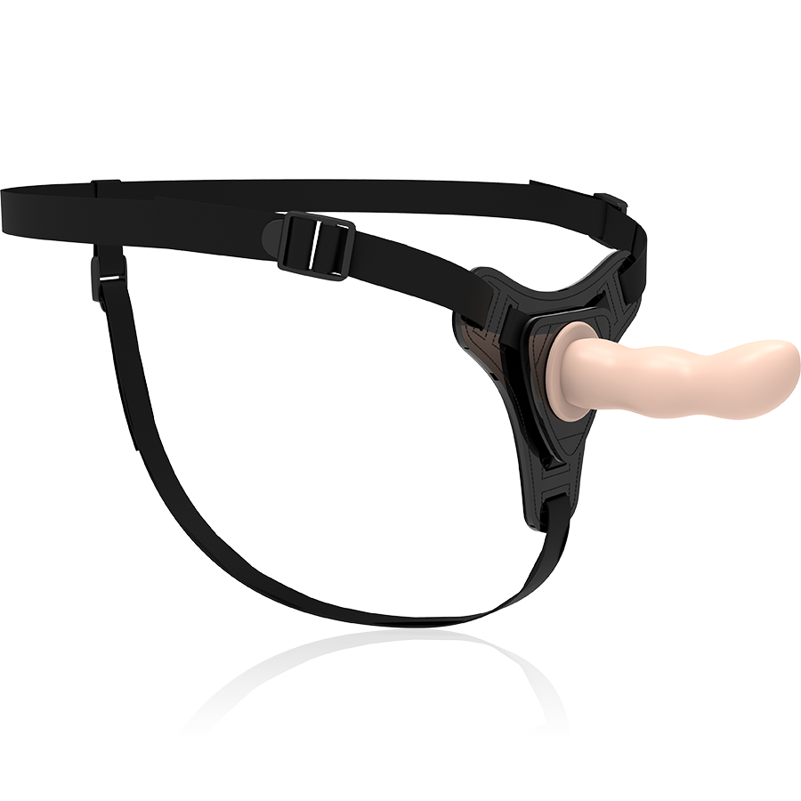 Gode Ceinture Silicone Point G - Harnais Élastique Ajustable - Fetish Submissive