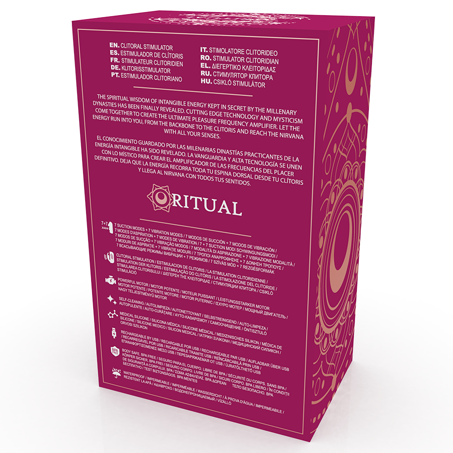 Stimulateur Clitoridien Shushu 2.0 Orchidée Aspiration et Vibration - Rithual