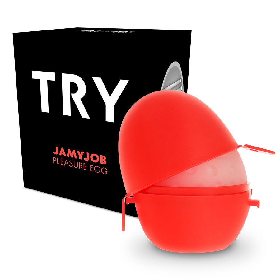 Masturbateur Œuf Discrett Filaments de Soie Élastique - Jamyjob
