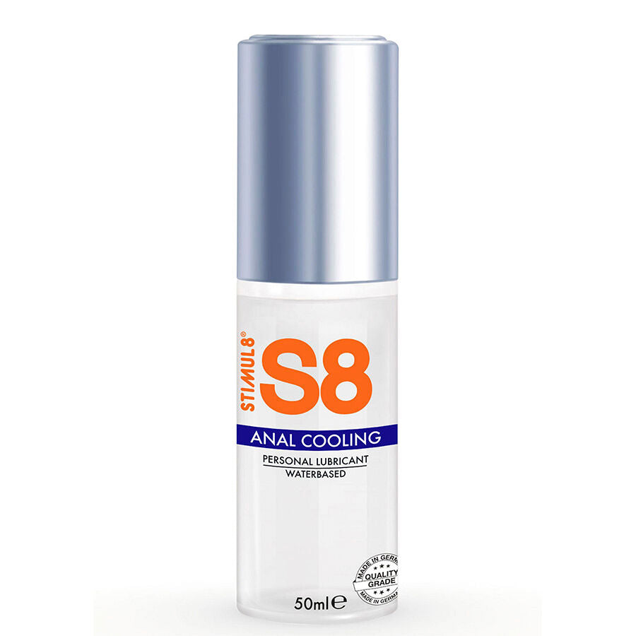 Lubrifiant Anal Effet Froid S8 Confort Intense 2 Contenances - Stimul8