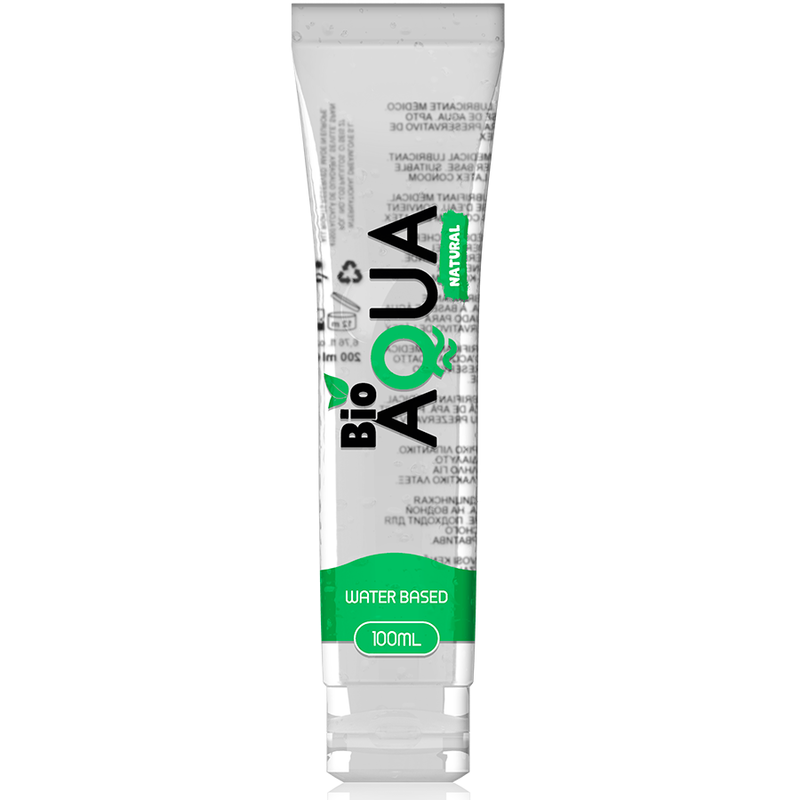 Lubrifiant Bioaqua Base Eau - 100% Naturel Compatible Sextoys et Latex