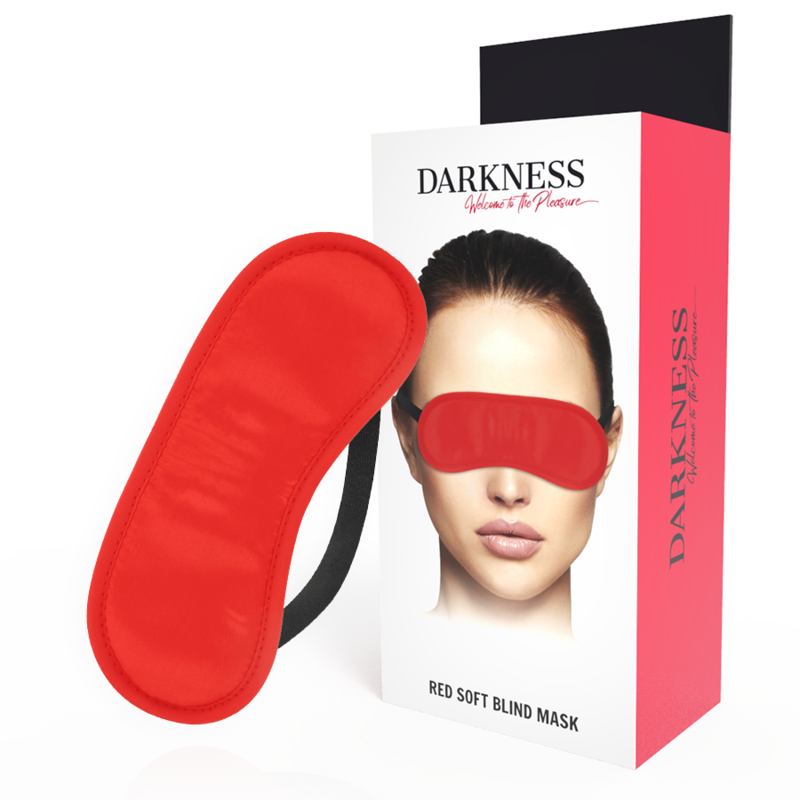 Masque Bandeau Satin Droit - Blindfold Bondage - Darkness
