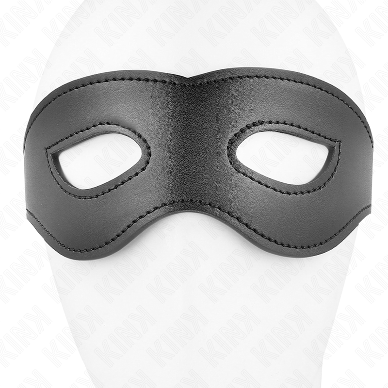 Masque BDSM Yeux Cuirette Modèle 1 Élastique Réglable 30 x 7 cm - Kink