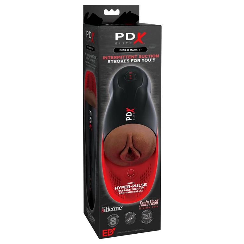 Masturbateur Automatique Fuck-O-Matic 2 Aspiration et Vibration Mains Libres - PDX Elite