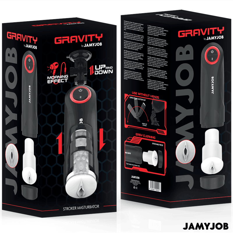 Masturbateur Automatique Gravity 5 Modes d'Aspiration Rechargeable - Jamyjob