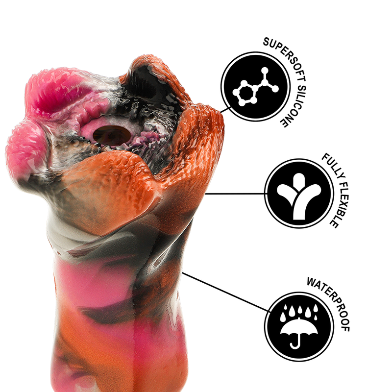 Masturbateur Bouche Telemus Cyclops Silicone Texturé 200 mm - Epic Cybersilicock