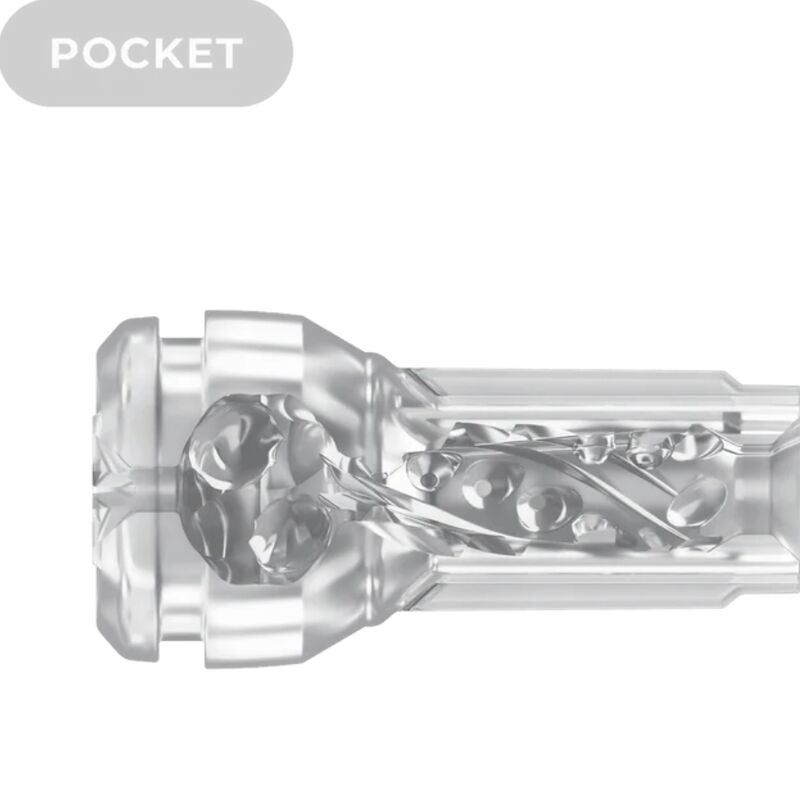 Masturbateur de Poche Feel Pocket Stroker Crystal Transparent - Kiiroo