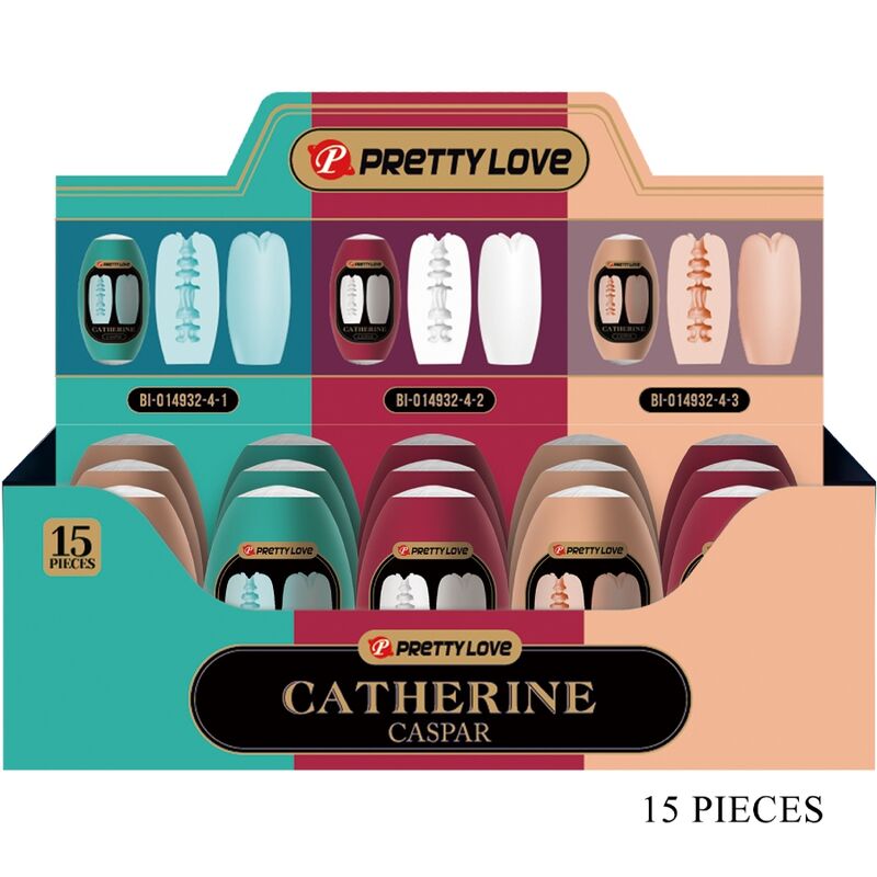 Masturbateur Homme Caspar Pack 15 Textures Extensible Sans Phtalate - Pretty Love