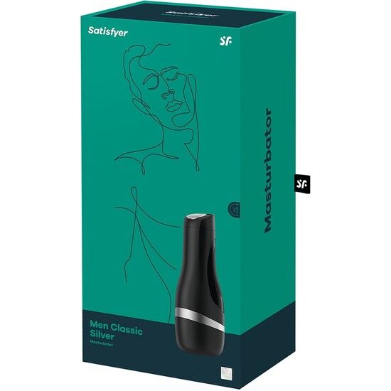 Masturbateur Homme Classique Étanche Silicone Doux 2 Coloris - Satisfyer Men