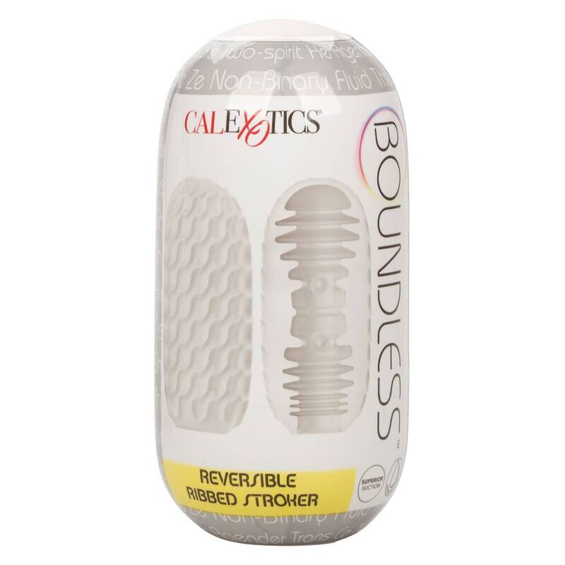 Masturbateur Réversible Boundless Texture Côtelée et Ondulée - CalExotics
