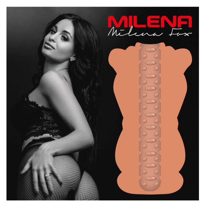 Masturbateur Vagin Texturé Signature Milena TPR Sans Phtalates - Jamyjob