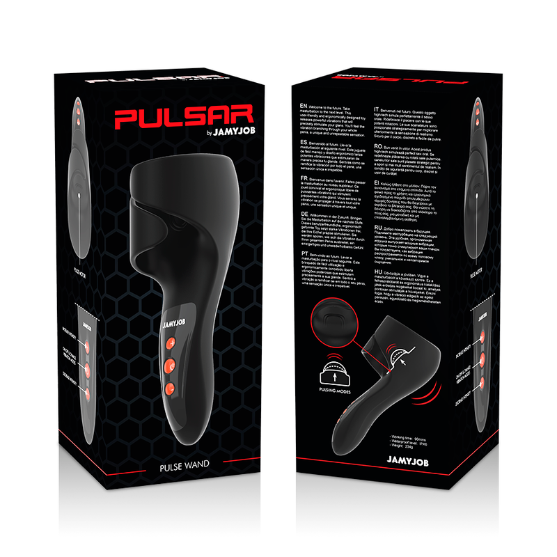 Masturbateur Vibrant Pulsar Ailes Flexibles 30 Modes IPX6 - Jamyjob