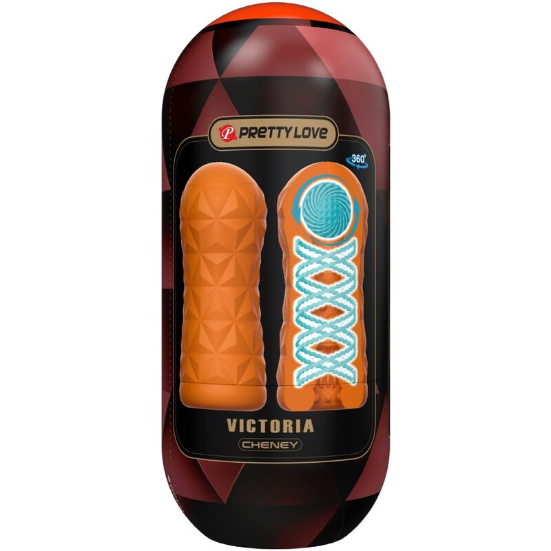 Masturbateur Victoria Cheney Texturé Compact - Pretty Love