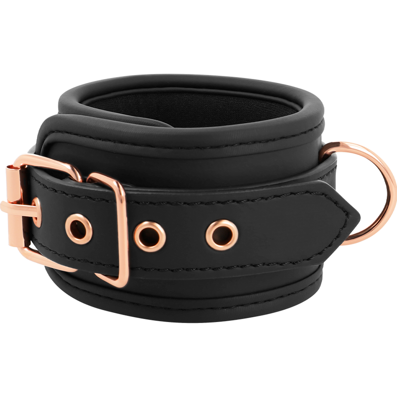 Menottes BDSM Chic Desire Cuir Végan Doublure Néoprène Sans Nickel - Coquette