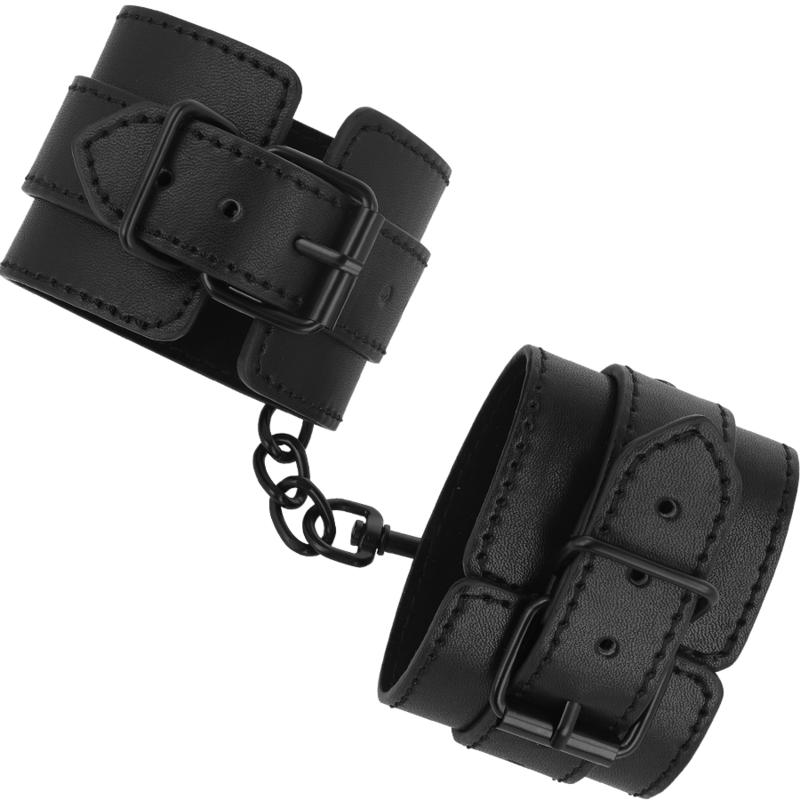 Menottes BDSM Cuir Vegan Boucle Réglable Confortables - Intense