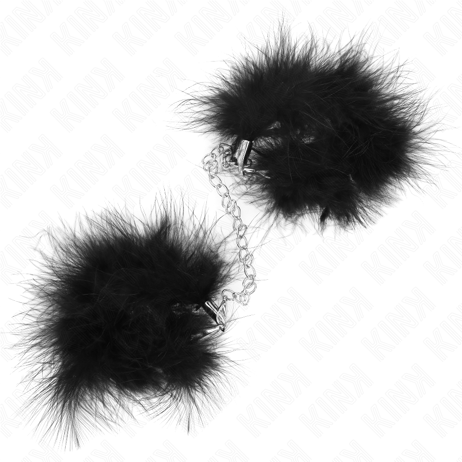 Menottes BDSM Manchettes Mini Plume Réglables Confort - Kink