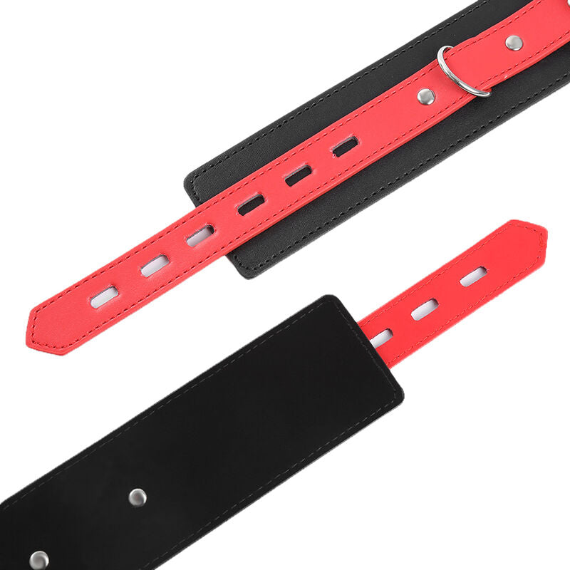 Menottes de Poignet BDSM Boucle de Verrouillage Ajustables Simili Cuir - Ohmama